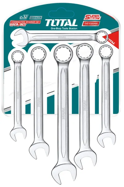 Set chei combinate TOTAL - Industrial, 6 buc