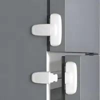 Set de 2 incuietori autoadezive pentru frigider