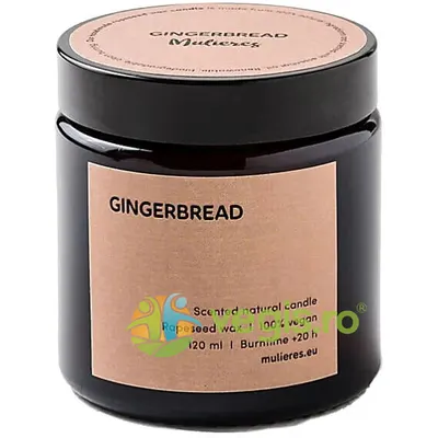 Lumanare Parfumata Naturala Gingerbread 120ml