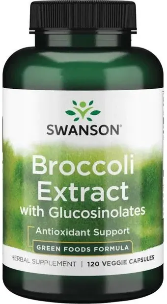 Broccoli Extract with Glucosinolates, 120 capsule vegetale, Swanson