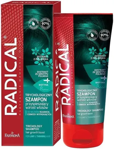 Farmona Radical Șampon booster tricologic cu ginseng, 200 ml