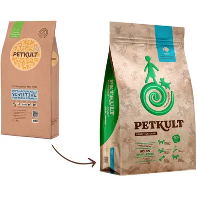 PETKULT Sensitive Adult small, talie mica, Peste 12 Kg
