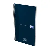 Caiet cu spira dubla, 141x 245mm, 115file, Oxford Task Manager, dictando, albastru inchis