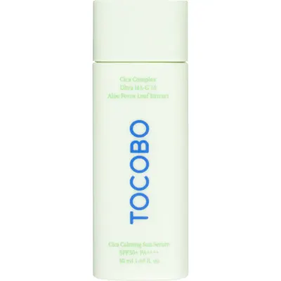 TOCOBO Cica Calming Sun Serum ser protector cu efect calmant SPF 50+ 50 ml