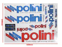 Set autocolante Polini, culoare albastru rosu