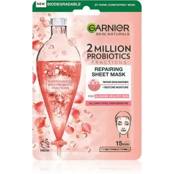 Garnier Textil Masks 2 Million Probiotics masca pentru regenerare faciale