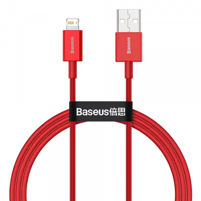 Cablu Date si Incarcare USB-A - Lightning Baseus Superior Series, 20W, 1m, Rosu CALYS-A09