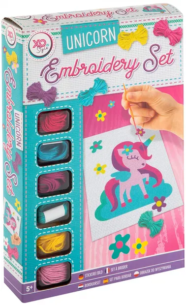 Set creativ Grafix - Broderie, unicorn