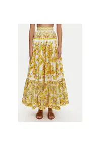 Fusta Dama - 305315373 - Bumbac - Galben - Galben