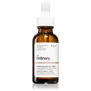The Ordinary Caffeine Solution 5% + EGCG Eye Serum ser pentru ochi împotriva ridurilor și a cearcănelor întunecate
