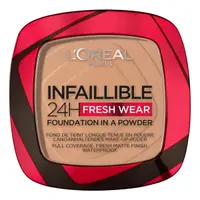 Pudră machiaj, L'Oreal Paris, Infallible 24H Fresh Wear, 9 g, compactă
