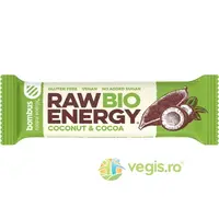 Baton Energizant cu Nuca de Cocos si Cacao fara Gluten 50g