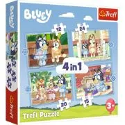 Puzzle 4in1. Bluey si lumea ei, Trefl