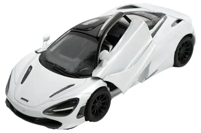 Mașinuță metalică Kinsmart - McLaren 720S, 1:36, alb