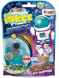 Bath bomb Craze Inkee - Cu o figurină spațială surpriză