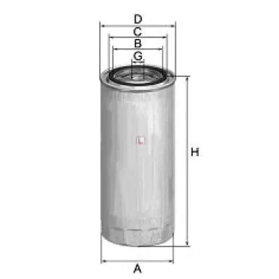 Filtru combustibil SOFIMA S 4329 NR