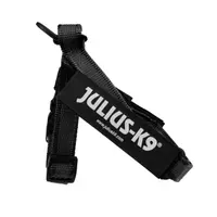 Ham ajustabil, negru, cu elemente reflectorizante, circumferința piept 40-53 cm