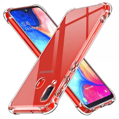 Husa pentru Samsung Galaxy A20e A202, Techsuit, Shockproof Clear, Transparenta