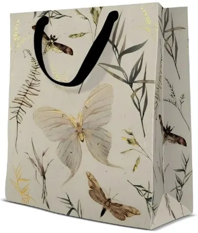 Punguță cadou PAW - Moths, 20 x 25 x 10 cm