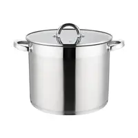 Oala din Inox cu Capac din Sticla, 22 cm, 7 l, Grunberg