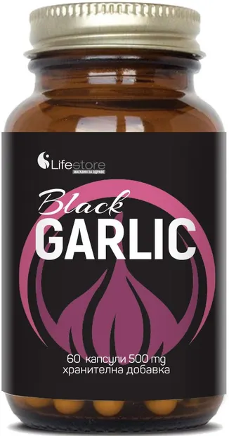 Black garlic, 500 mg, 60 capsule, Lifestore