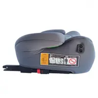 Inaltator auto pentru copii KidsCare FixiGo Gri cu isofix, 125-150 cm, husa lavabila, omologat R129 i-Size