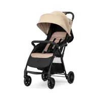 Carucior pentru copii Lorelli Fresh Beige ultra-light, suport picioare reglabil, bara detasabila, suspensie, greutate admisa 22 kg
