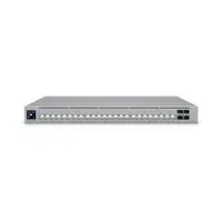 Switch rackabil Ubiquiti UniFi USW-Pro-HD-24-PoE, 24 porturi PoE++, 4 x SFP+, 230 Gbps, 600 W, Etherlighting, Layer 3, 1U, administrabil