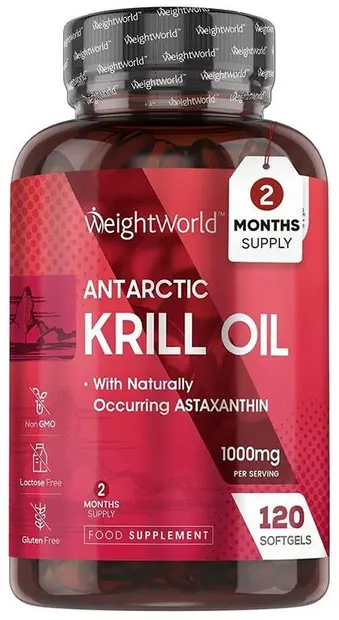 Antarctic Krill Oil, 120 capsule gelatinoase moi, Weight World
