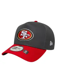 Sapca San Francisco 49ers E-Frame gri bumbac ajustabila