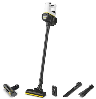 Aspirator vertical Karcher - VC 4 Cordless myHome Pet, alb/negru