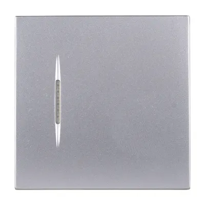 Moda Stila Gri Metalizat Clapeta Intrerupator LED 2 Module