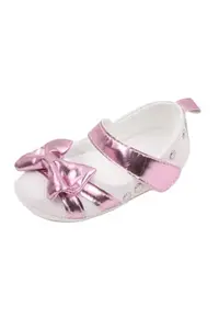 Pantofi Elegant - Piele lacuita - Fete - Alb - Lila - Alb/Lila