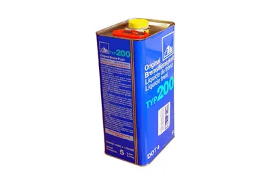 Lichid frana DOT4 (5L) [uscat: 280 C, umed: 198 C, vascozitate: 1400mm ² sec.] SAE J1703, ISO DIN 4925 - schimbati la fiecare 3 ani