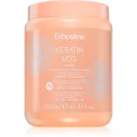 Echosline Keratin veg Mask Mască intens nutritivă pentru păr uscat și poros cu aminoacizi 1000 ml