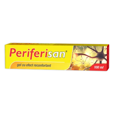 Periferisan gel cu efect de incalzire pentru spate si umeri, 100ml, Zdrovit