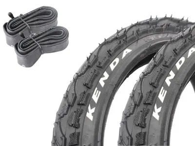 Set anvelope bicicletă KENDA Khan KHE 12,5 inch x 2,25 inch + cameră AV
