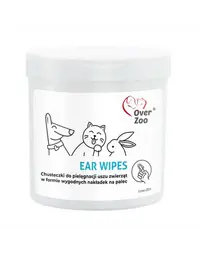OVER ZOO Ear Wipes șervețele curățare urechi câini, pisici și rozătoare 50 buc.