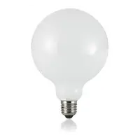 Bec LED Globo alb, dulie E27, 8 W - 3000 K, lumina calda, D: 125 mm