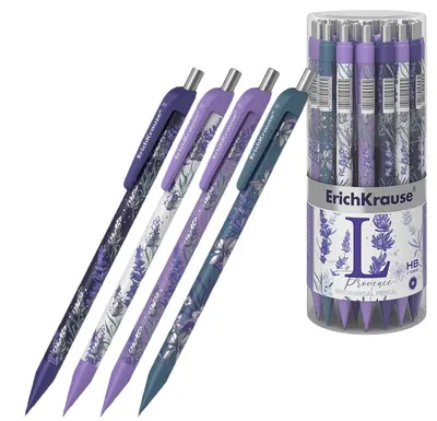 Creion mecanic Erich Krause - Lavender, HB, sotiment
