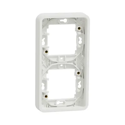 Mureva Styl - rama fixare - doua module - vertical - alb
