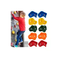 Set pentru catarat, 10 pietre alpinism, diferite forme si culori, accesorii montare incluse