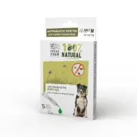 FRESH FARM, deparazitare externă naturală câini, pipetă repelentă FRESH FARM, deparazitare externă naturală câini, M, pipetă repelentă, 3ml x 5buc