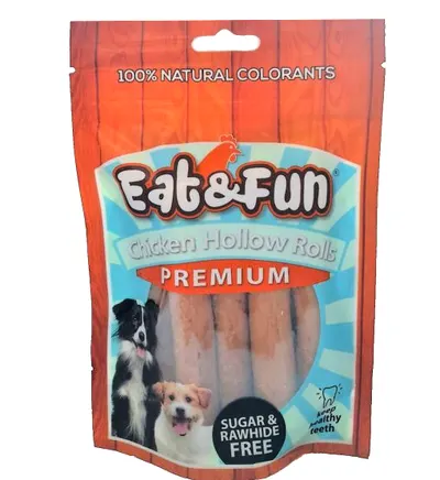 Eat&Fun Recompense Caini Chicken Hollow Rolls 110 g