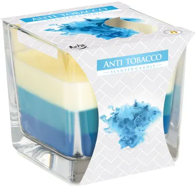Lumânare parfumată Bispol Aura - Anti-Tabac, 170 g
