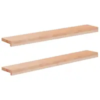 vidaXL Pervazuri 2 buc. natural 90 x 15 x 2 cm Lemn de fag masiv