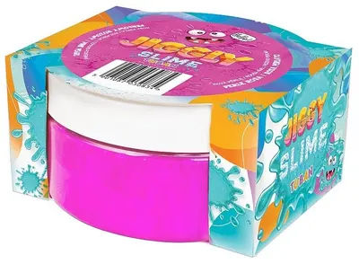 Slime Tuban - Jiggly Slime, roz perlat, 200 g