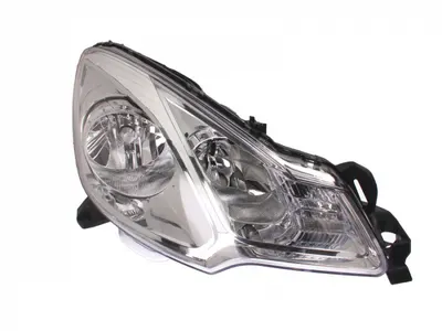Far dreapta (H1 H7, reglaj electric, cu motoras, fundal cromat) CITROEN C3 II, DS3