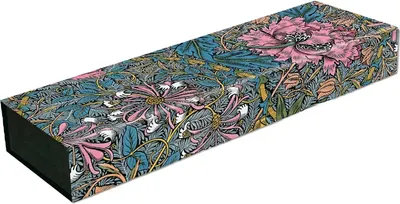 Penar pentru birou Paperblanks Morris Pink Honeysuckle -cu 2 compartimente