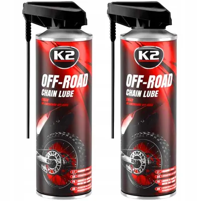 Set 2 Buc K2 Spray Lubrifiant Lant Chain Lube Off Road 500ML W140NM